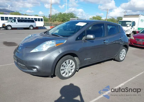 2017 Nissan Leaf S z USA, uszkodzony, nr VIN 1N4BZ0CP3HC301725